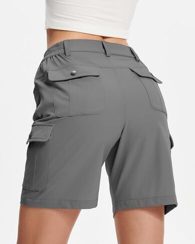 FairyLavie Women's Hiking Cargo Shorts Quick Dry Fishing Shorts for Women with Pockets Travel Casual Work in Saudi Arabia