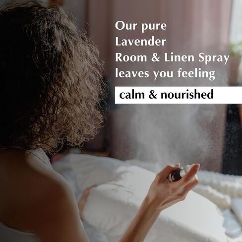 Lavender Room, Linen & Pillow Spray by Aromafume | 100ml/3.38 fl oz | with Pure Lavender Essential Oil | Aromatherapy Spray for Relaxation, Sleep & Stress Relief | Mist for Bedding, Fabrics in Saudi Arabia