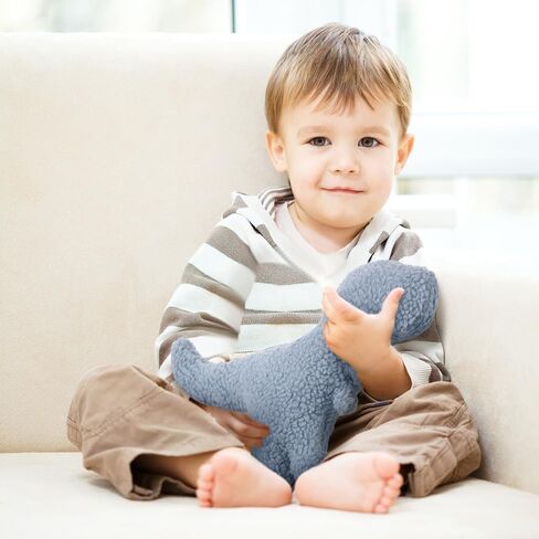 Shellwei 3 Pcs Dinosaur Decorative Pillow for Kids Sherpa Cute Nursery Playroom Dinosaur Pillow Kawaii Decorative Pillow Gift Toy for Boy Kids Nursery Home Decor in Saudi Arabia