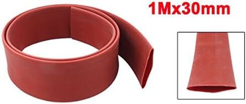 uxcell 1M 2:1 High Voltage Red Insulation Bus bar Heat Shrink Tubing 30 mm in Saudi Arabia