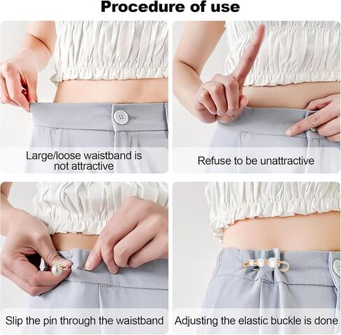 8 Pcs Pearl Brooch Pins,Safety Pins for Clothing Dress pants skirt Cardigan Collar，Faux Pearl Rhinestones Brooches for Women Girls Pants Extender Safety Pins in Saudi Arabia