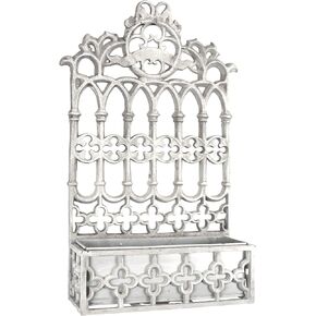 Design Toscano Cast Iron Gothic Revival Flower Box