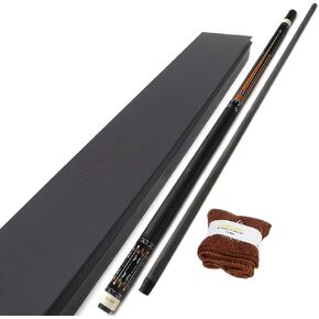CUESOUL STRENGTH 58'' 19oz Carbon Fiber Pool Cue Stick with 12.5mm Cue Tips