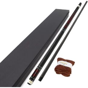 CUESOUL STRENGTH 58'' 19oz Carbon Fiber Pool Cue Stick with 12.5mm Cue Tips