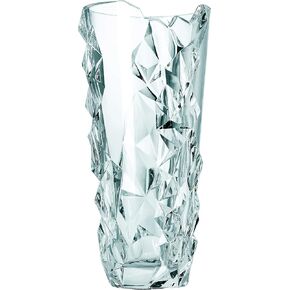 Spiegelau & Nachtmann Sculpture Collection, Crystal Vase, 13-Inch, Decorative Glass Vase for Flowers, Home Décor, and Centerpieces, Makes a Great Wedding, or Housewarming Gift, Clear