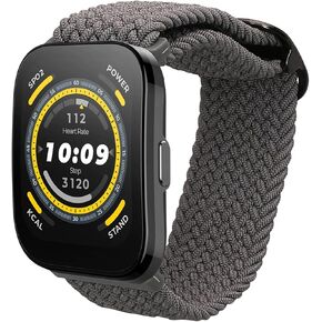 حزام نايلون kwmobile متوافق مع Huami Amazfit Bip 5 / Amazfit GTR 4 - حزام بديل لتتبع اللياقة البدنية