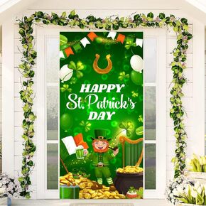 Happy New Year Banner for 2024 New Years Decoration, New Year Long Banner Sign for 2024 New Year Outdoor Indoor Party Decorations, Black Gold 2024 New Year Banner Garden Decoration, Happy New Year Wall Table Decoration for Party Supplies
