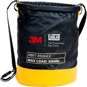 3M DBI-SALA Safe Bucket 250 lb. Load Rated Drawstring Vinyl 1500139, 1 EA