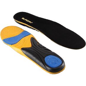 BURGAN Full Length Orthotic Replacement Insoles with Odor Fighting Feature for Men and Women (Active Sport, Small (US 3-8))