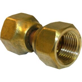 LASCO 17-5931 3/8-Inch Female Flare Swivel Brass Adapter