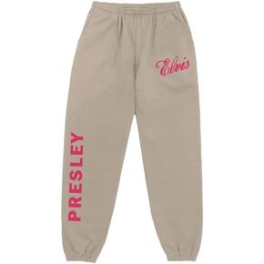 Elvis Presley Official Merch Red/Tan Logo Sweatpants