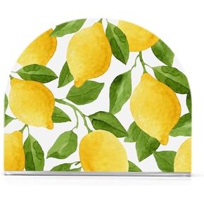 Lemon Acrylic Napkin Holders U-Shaped Design for Table and Kitchen,Table Top Napkin Holders for Restaurant,Parties,Weddings,Home Decor