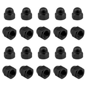 M6 Black Hexagon Cap Nut Hex Acorn Nut Acorn Cap Nut Acorn Nut 20PCS