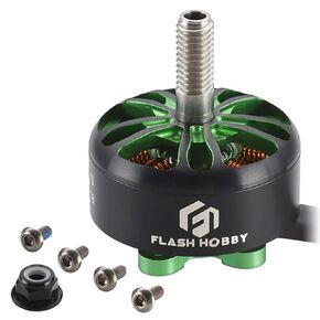 FLASH HOBBY Arthur 2207.5 Outrunner Brushless Motor 2450KV 2-4S Drone Motor for RC Models FPV Quadcopter Multicopters Fixed-Wing