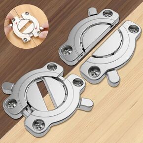8Pack Zinc Alloy Table Buckle Connectors, Table Board Connector Hardware Accessories Heavy Duty Zinc Alloy,with Screws (Table lock 8PCS)