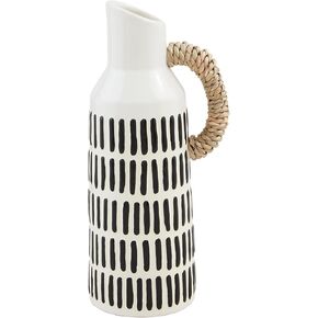 Mud Pie Large Patterned Bud Vase; 8" x 3"