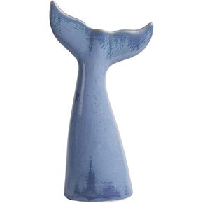 SEINHIJO Ceramic Flower Vase Ocean Figurine Decor Modern Sculpture Statue Home Gifts Table Centerpiece Arts Crafts 8.3inch