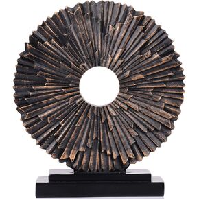 XMGZQ Modern Abstract Art Resin Statue Home Decoration,Black Home Decor Accents,Ornaments for Living Room Dining Room Office Cabinet Shelves Table Center Pieces,Above Kitchen Cabinet Decor