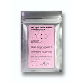 Pure Alpha-Arbutin Powder Snow White Powder 1 oz. / 28 Grams 99% Pure DIY USP Grade.
