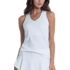 قميص تنس للسيدات Lucky In Love Pique برقبة على شكل حرف V مع حمالة صدر مدمجة in Kuwait