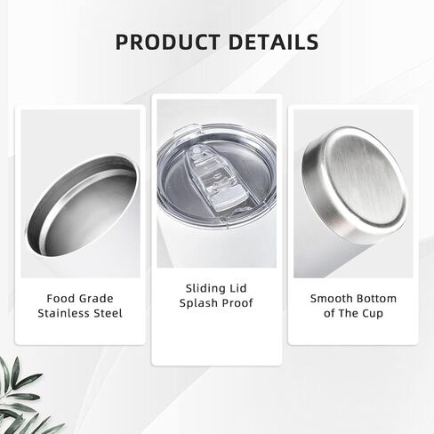 كوب بولدوج فرنسي لطيف من Waldeal سعة 20 أونصة مع غطاء، كوب بهلوان معزول بالفراغ لهدايا عيد الميلاد لمحبي الكلاب in Kuwait