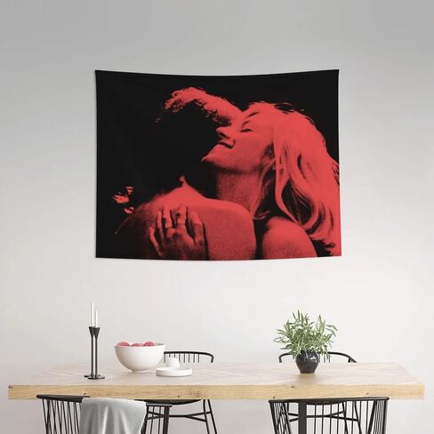 Vsanto Band French Exit Album Cover Funny Tapestry Funny Small Tapestries 29"X37"Boutique Wall Hanging Banner Wall Art Flag For Home Decor College Dorm Bedroom Living Room Party Decorations in Saudi Arabia