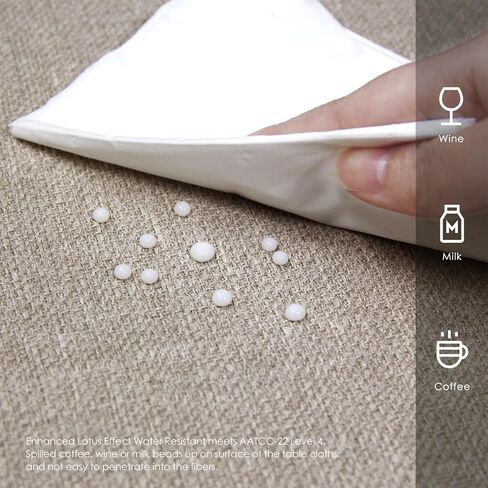 مفرش طاولة من الجلد السويدي من balcony & falcon، مفارش طاولة مقاومة للماء للمطبخ، والمطاعم، والمقهى، والحديقة، والتجمعات الخارجية، وحفلات الزفاف والمهرجانات (أسود 14 × 71) in Kuwait