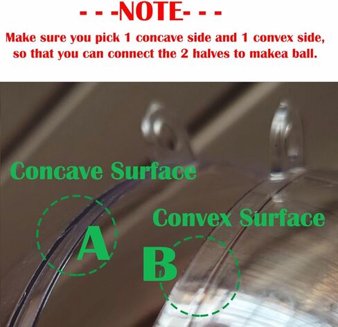 120 مم/10 قطع عيد الميلاد DIY كرات بلاستيكية شفافة قابلة للتعبئة، زينة شجرة عيد الميلاد من البلاستيك الشفاف من الأكريليك، كرات قابلة للحشو لتزيين حفلات الزفاف in Kuwait