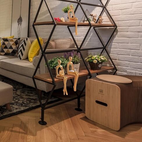 Notakia 3 قطع ذهبية مجردة يجلس النحت ديكور المنزل لهجات المفكر تمثال الزينة لغرفة المعيشة، أفكار هدية عظيمة التماثيل للمكتب، رف الكتب (الذهب 3 قطع) in Kuwait