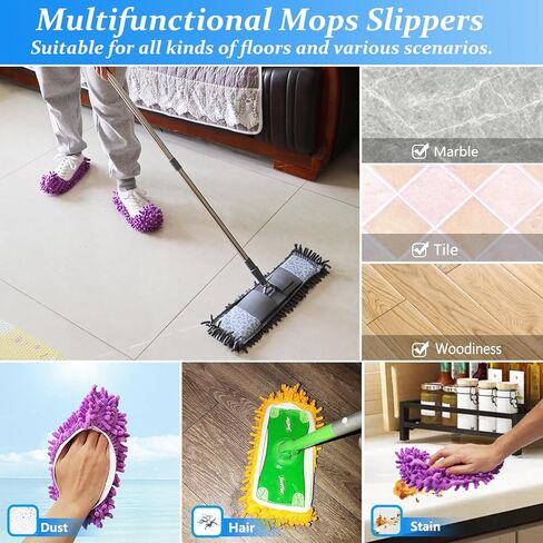 طقم مماسح غبار من الألياف الدقيقة بمقبض طويل 80 بوصة، مع زوجين من منافض أغطية الأحذية، ممسحات رطبة وجافة لالتقاط شعر الحيوانات الأليفة والغبار، منفضة غبار متعددة الأغراض للأرضيات الصلبة والجدار والسقف والسيارة والنافذة in Kuwait