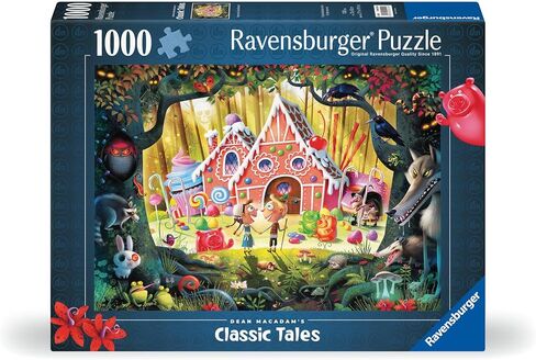 Ravensburger Hansel and Gretel Beware! 1000 Piece Jigsaw Puzzle for Adults - 16950 - Every Piece is Unique, Softclick Technology Means Pieces Fit Together Perfectly in Kuwait
