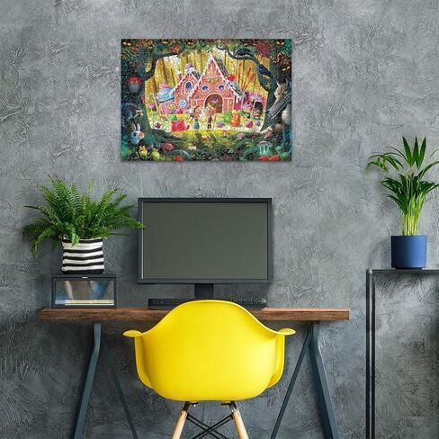 Ravensburger Hansel and Gretel Beware! 1000 Piece Jigsaw Puzzle for Adults - 16950 - Every Piece is Unique, Softclick Technology Means Pieces Fit Together Perfectly in Kuwait