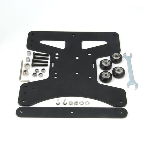 Zeberoxyz Upgrade Modular Y Carriage Plate Kit 190mmx190mmx3.5mm/7.5x7.5x0.14inch for 2040 V-Groove Aluminum Profile for Ender 3/Ender 3 PRO 3D Printers (190x190x3.5mm) in Saudi Arabia