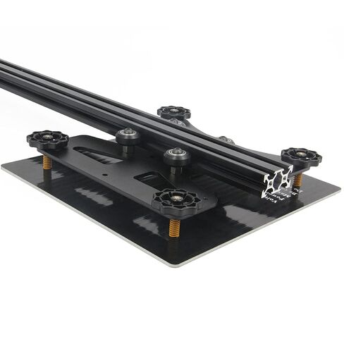 Zeberoxyz Upgrade Modular Y Carriage Plate Kit 190mmx190mmx3.5mm/7.5x7.5x0.14inch for 2040 V-Groove Aluminum Profile for Ender 3/Ender 3 PRO 3D Printers (190x190x3.5mm) in Saudi Arabia