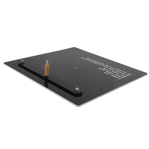 Zeberoxyz Upgrade Modular Y Carriage Plate Kit 190mmx190mmx3.5mm/7.5x7.5x0.14inch for 2040 V-Groove Aluminum Profile for Ender 3/Ender 3 PRO 3D Printers (190x190x3.5mm) in Saudi Arabia