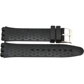 حزام ساعة من مطاط السيليكون الأسود مقاس 19 ملم يناسب Swatch S540 in Kuwait