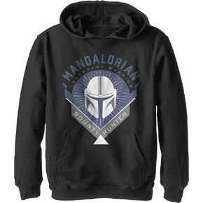 STAR WARS Boy's The Mandalorian Warrior Emblem Pull Over Hoodie