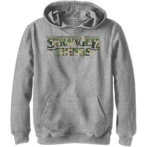 Kids' Stranger Things Camo Logo Youth Pullover Hoodie