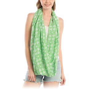 Women St Patrick's Day Print Light Weight Long Scarf