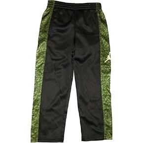 Nike Air Jordan Sweatpants Fleece Polyester Grey Size 7, Gray