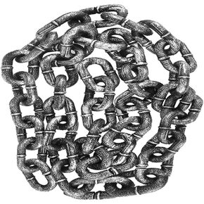 Vocoliday 5.9 Ft Halloween Chains Plastic Chains Props Cosplay Accessory for Halloween Costume Party Decoration