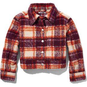 Sugar & Jade Girls' Teen Shacket, Sugar Cookie in Kuwait