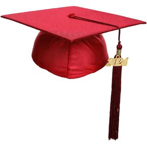 Shiny Kindergarten and Preschool Graduation Cap for Kids with Tassel