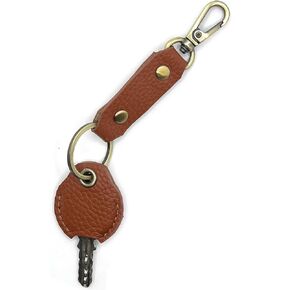 Genuine Leather Key Sleeve Handmade Key Ring Holder Stylish Key Case Cover for Broken Key Vintage Leather Key Protector
