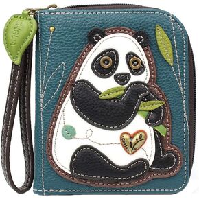 Chala Panda Zip-Around Wallet/Wristlet