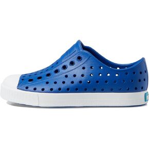 Native Shoes Boy's Jefferson Slip-on Sneakers (Toddler/Little Kid) Victoria Blue/Shell White 8 Toddler M