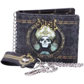 Nemesis Now Ghost Leather Wallet-Gold, Black, 11cm