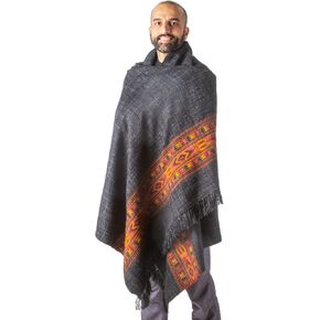 Om Shanti Crafts Meditation Shawl or Blanket, Exotic Shawl/Wrap, Oversize Scarf or Stole. Unisex in Kuwait