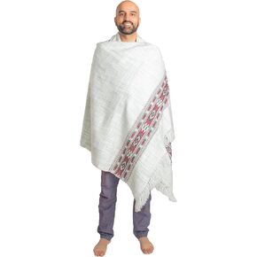 Om Shanti Crafts Meditation Shawl or Blanket, Exotic Shawl/Wrap, Oversize Scarf or Stole. Unisex in Kuwait