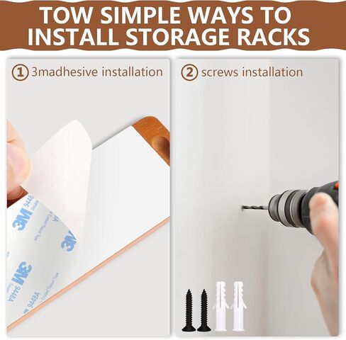 منظم نظارات شمسية من FamilleElement مثبت على الحائط، حامل نظارات شمسية خشبي، حامل نظارات للتخزين والعرض، ديكور منزلي للجدران والأبواب والخزائن (أبيض) in Kuwait